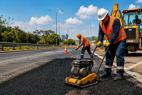 Bacheo Asfáltico en Lima - Reparación Profesional de Pistas y Vías